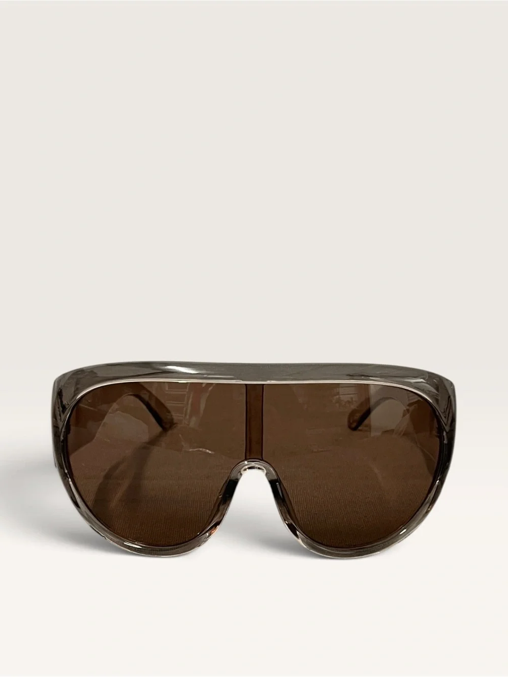 Women’s Shield Sunglasses - Smoke Brown Lens